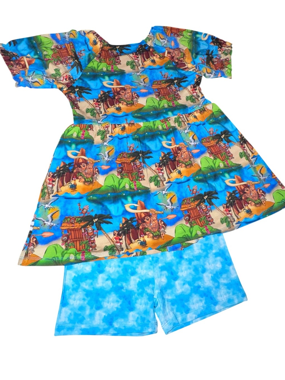 Moana Peplum and Shorts set- NWT